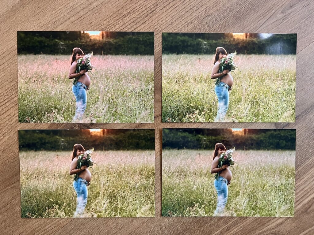 foto's vergelijken tussen Hema, Albelli, Kruidvat en CEWE